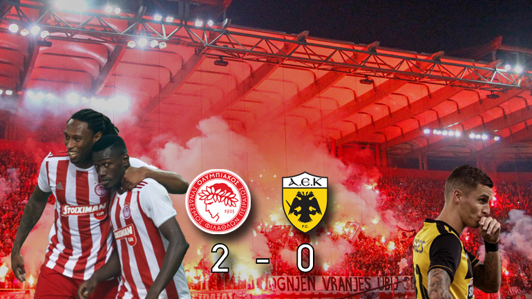 Καθαρή νίκη του Ολυμπιακού στο ντέρμπι