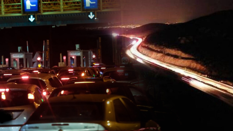 Ατελείωτες ουρές στις εθνικές οδούς