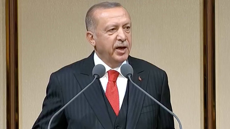 Τουρκία: Ζωντανή σύνδεση Ερντογάν με φρεγάτα στην ανατολική Μεσόγειο