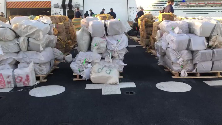 Κόστα Ρίκα: Κατασχέθηκε σχεδόν ένας τόνος κοκαΐνη με προορισμό το Βέλγιο