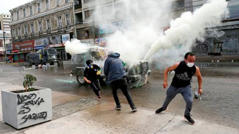 Νέες κινητοποιήσεις και επεισόδια στη Χιλή