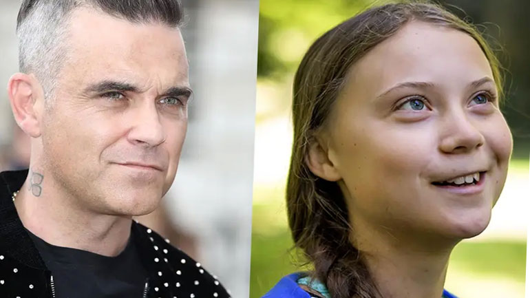 Ο Ρόμπι Γουίλιαμς υπερασπίζεται το δικαίωμα διαμαρτυρίας της Γκρέτα Τούνμπεργκ