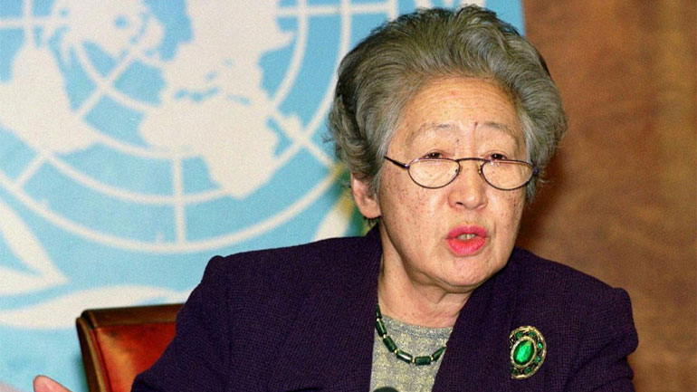 Πέθανε η Σαντάκο Ογκάτα, η πρώτη γυναίκα Ύπατη Αρμοστής των Ηνωμένων Εθνών για τους Πρόσφυγες
