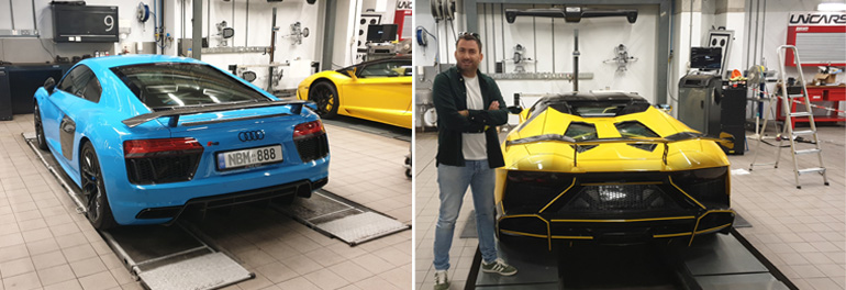 Να βρίσκεσαι δίπλα σε δύο τόσο μοναδικά super cars... 