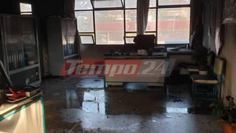 Επίθεση αγνώστων με μολότοφ κατά σχολικού κτηρίου στην Πάτρα