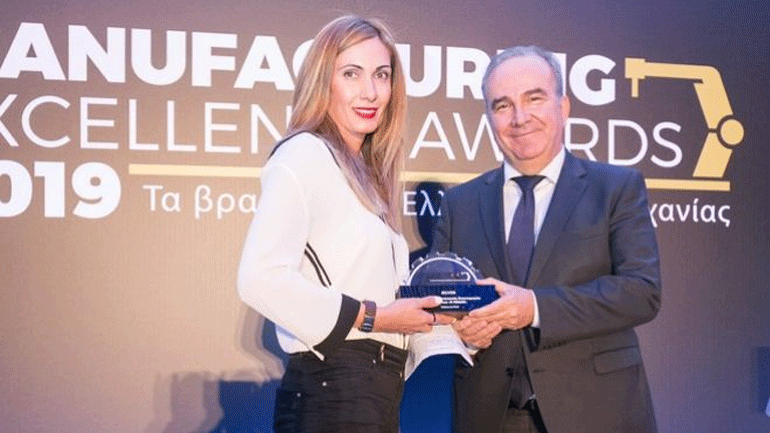 Τιμητική Διάκριση για τον ΑΠΣΙ «Η ΠΙΝΔΟΣ» στα Manufacturing Excellence Awards 2019