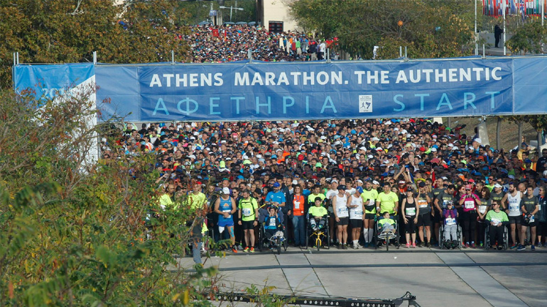 Δυναμική και ανανεωμένη φέτος η τελετή έναρξης του Μαραθώνιου