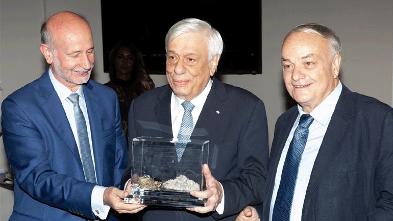 Εγκαινιάστηκε από τον Πρόεδρο της Δημοκρατίας η έκθεση «Τα Ορυκτά και ο Άνθρωπος» με Μεγάλο Χορηγό την Ελληνικός Χρυσός