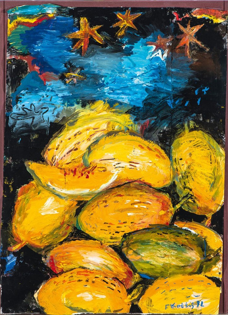 To έργο «Πεπόνια» του Γιάννη Κόττη