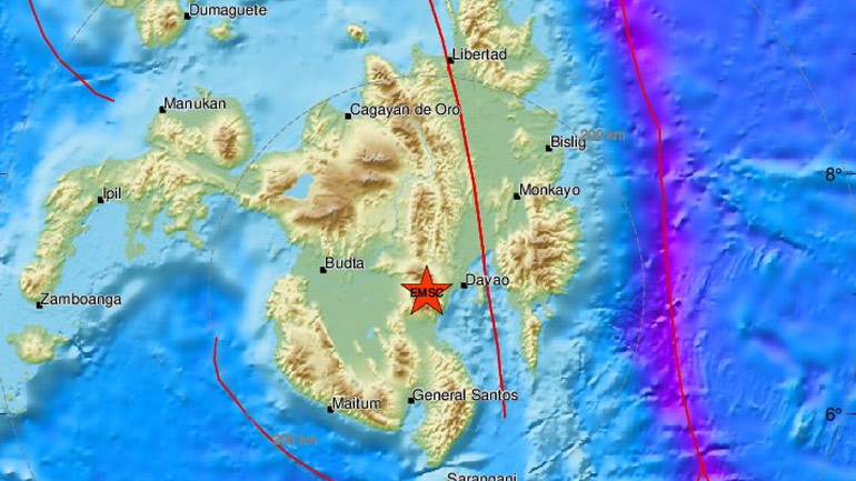 Φιλιππίνες: Σεισμική δόνηση 6,5R στο νησί Μιντανάο