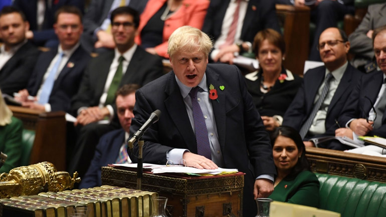 Βρετανία: Προβάδισμα οκτώ μονάδων για τους Συντηρητικούς του Μπόρις Τζόνσον