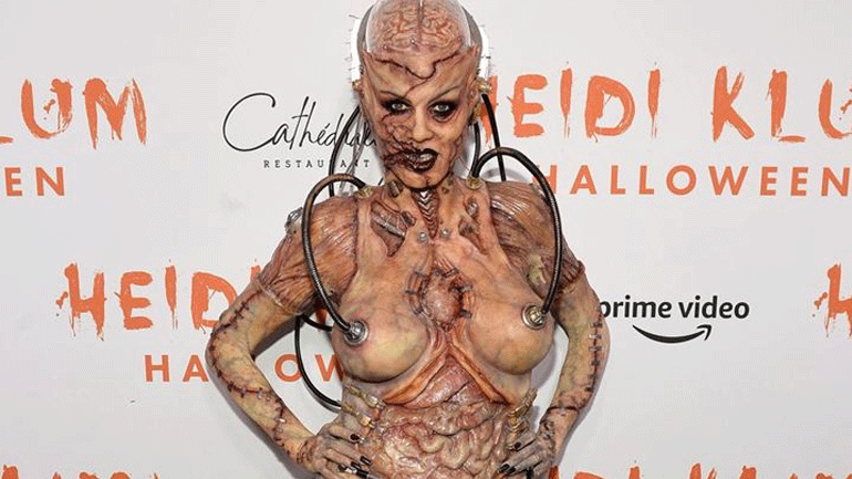 Βασίλισσα του Halloween η Heidi Klum με την επική της εμφάνιση σαν avatar
