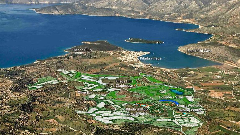 Σε δύο χρόνια το γκολφ του παραθεριστικού θερέτρου Kilada Hills στην Ερμιόνη