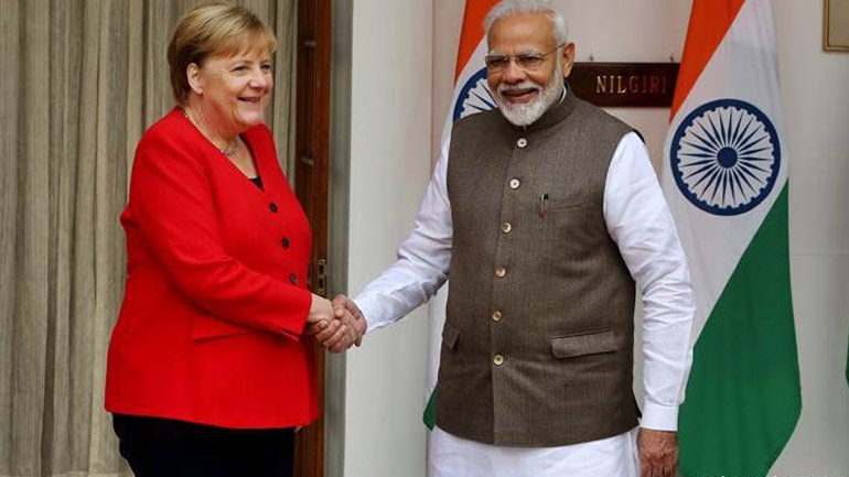 Στην Ινδία η Μέρκελ