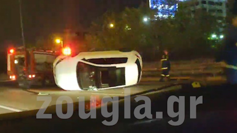 Τροχαίο στην Ε.Ο. Αθηνών – Λαμίας, στο ύψος της Αχαρνών