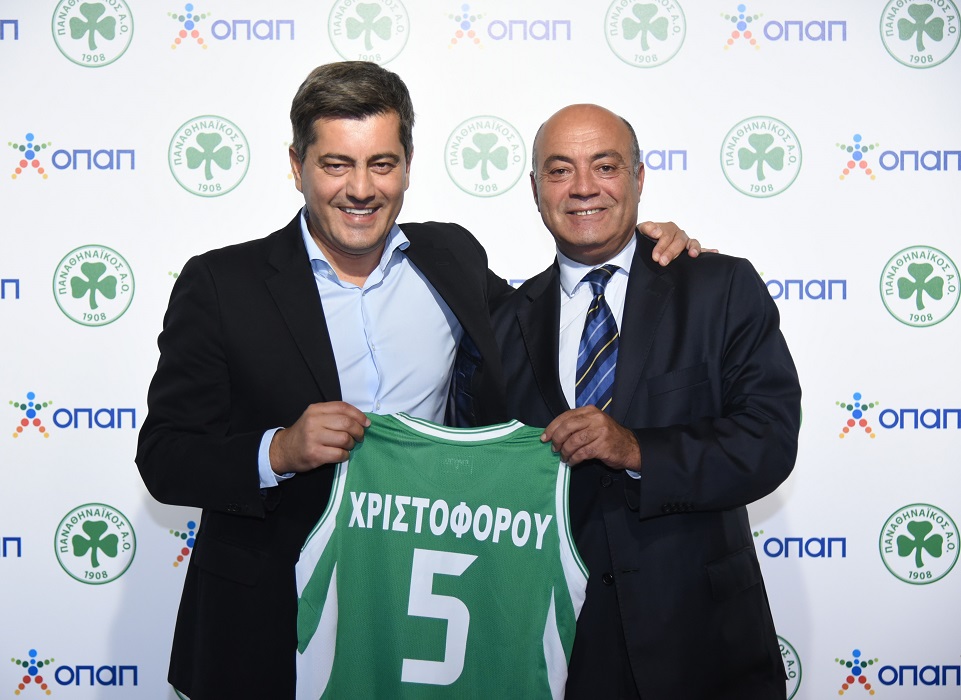 Οδυσσέας Χριστοφόρου – Αναπληρωτής Διευθύνων Σύμβουλος ΟΠΑΠ,  Στέφανος Αυγουλέας - Αντιπρόεδρος Παναθηναϊκού Α.Ο.