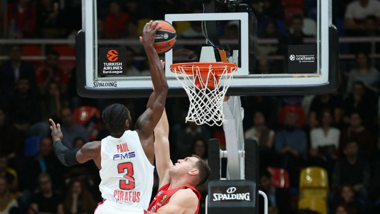 Ευρωλίγκα: Στον Μπράντον Πολ το κορυφαίο κάρφωμα του Οκτωβρίου