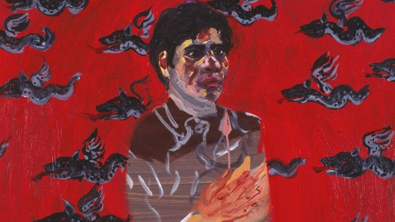 Δράκοι ξεπηδούν στην έκθεση του Τάσου Μαντζαβίνου στην Πινακοθήκη Γκίκα