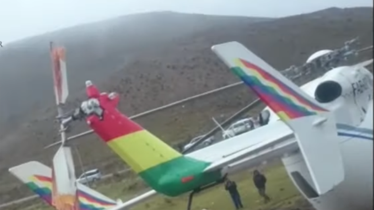  Αναγκαστική προσγείωση για το ελικόπτερο του Μοράλες – Για “επίθεση” εναντίον του έκανε λόγο συνεργάτης του