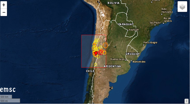 Ισχυρός σεισμός 6,2 Ρίχτερ στη Χιλή