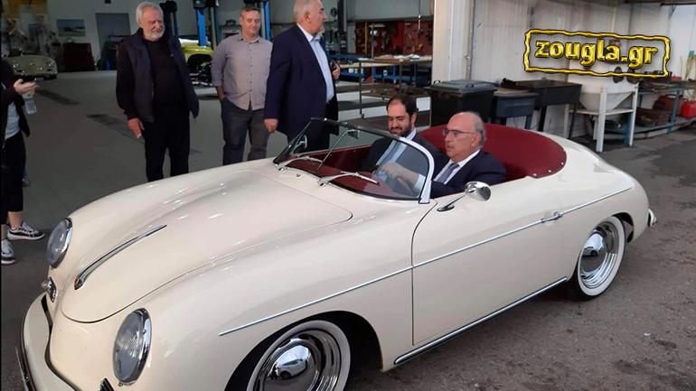 Δοκιμή με ελληνικό αυτοκίνητο έκανε ο Υφυπουργός Υποδομών και Μεταφορών Γιάννης Κεφαλογιάννης