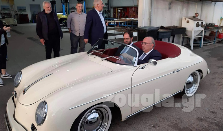 Ο υφυπουργός Μεταφορών Γιάννης Κεφαλογιάννης και ο πρώην υπουργός και νυν βουλευτής Μιχάλης Παπαδόπουλος πήραν οδηγική γεύση από το ελληνικό αυτοκίνητο...