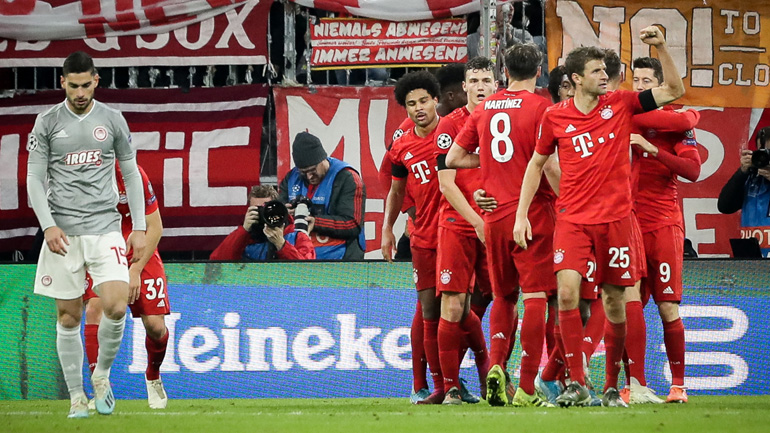 Έχασε ο Ολυμπιακός στο Μόναχο από το φάντασμα της Μπάγερν