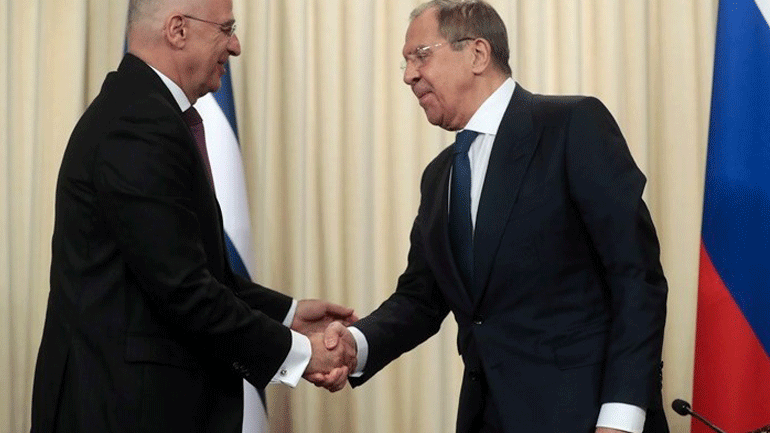 Πηγές ΥΠΕΞ: Εξαιρετικό το κλίμα της συνάντησης  Δένδια – Λαβρόφ