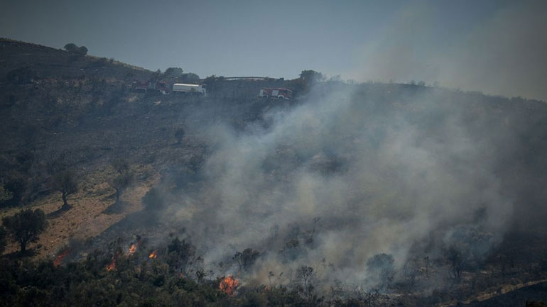 Φωτιά σε χορτολιβαδική έκταση στον Δήμο Γόρτυνας