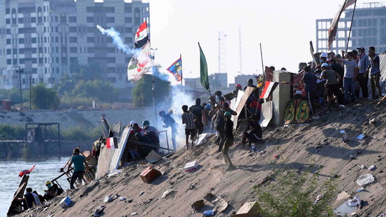 Ιράκ: Κλειστό παραμένει το λιμάνι Ουμ Κασρ από διαδηλωτές