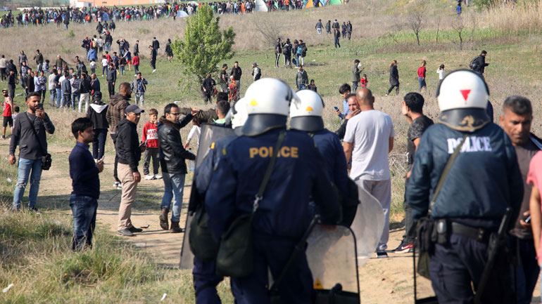 Αστυνομική επιχείρηση στα Διαβατά μετά την αιματηρή συμπλοκή