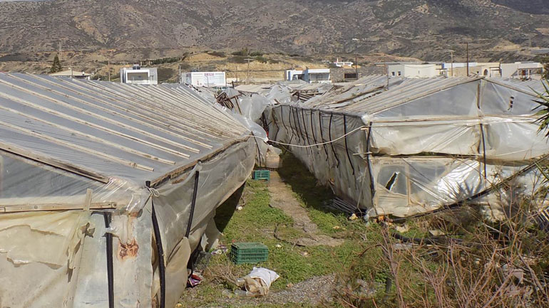 Ανεμοστρόβιλος προκάλεσε ζημιές στην Κρήτη