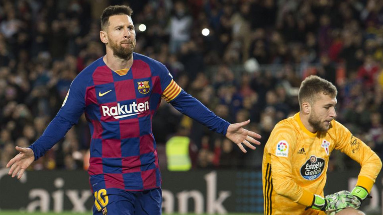 Στην κορυφή η Μπαρτσελόνα με χατ-τρικ Μέσι