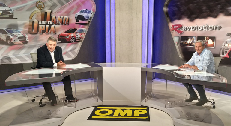 Δεξιά ο Μανώλης Χαλιβελάκης και αριστερά ο Στράτος Φωτεινέλης