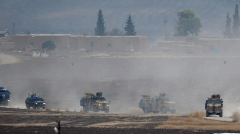 Τουρκικές δυνάμεις σε περιπολία πυροβόλησαν διαδηλωτές στη Συρία