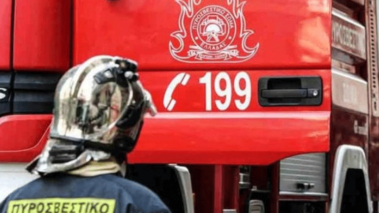 Φωτιά στο Κωπηλατοδρόμειο Μαραθώνα