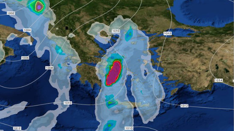 Συνεχίζει να επηρεάζει τη χώρα με έντονα φαινόμενα η κακοκαιρία «Bικτώρια»