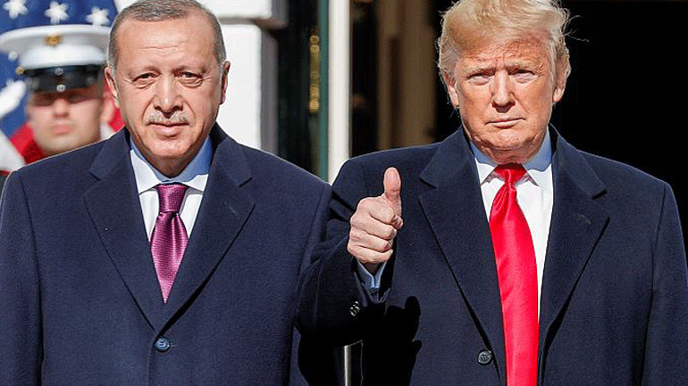 Ο Ντόναλντ Τραμπ υποδέχθηκε τον Ερντογάν