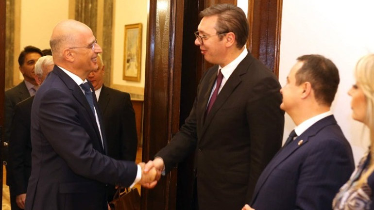 Συνάντηση Δένδια – Βούτσιτς στο Βελιγράδι