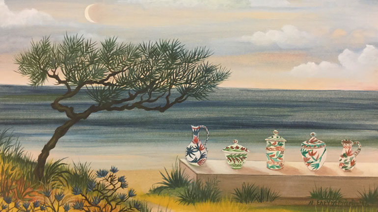 «Ζωγραφίζοντας πάνω στον πηλό» της Νίκης Ελευθεριάδη στο Ίδρυμα Παναγιώτη και Έφης Μιχελή