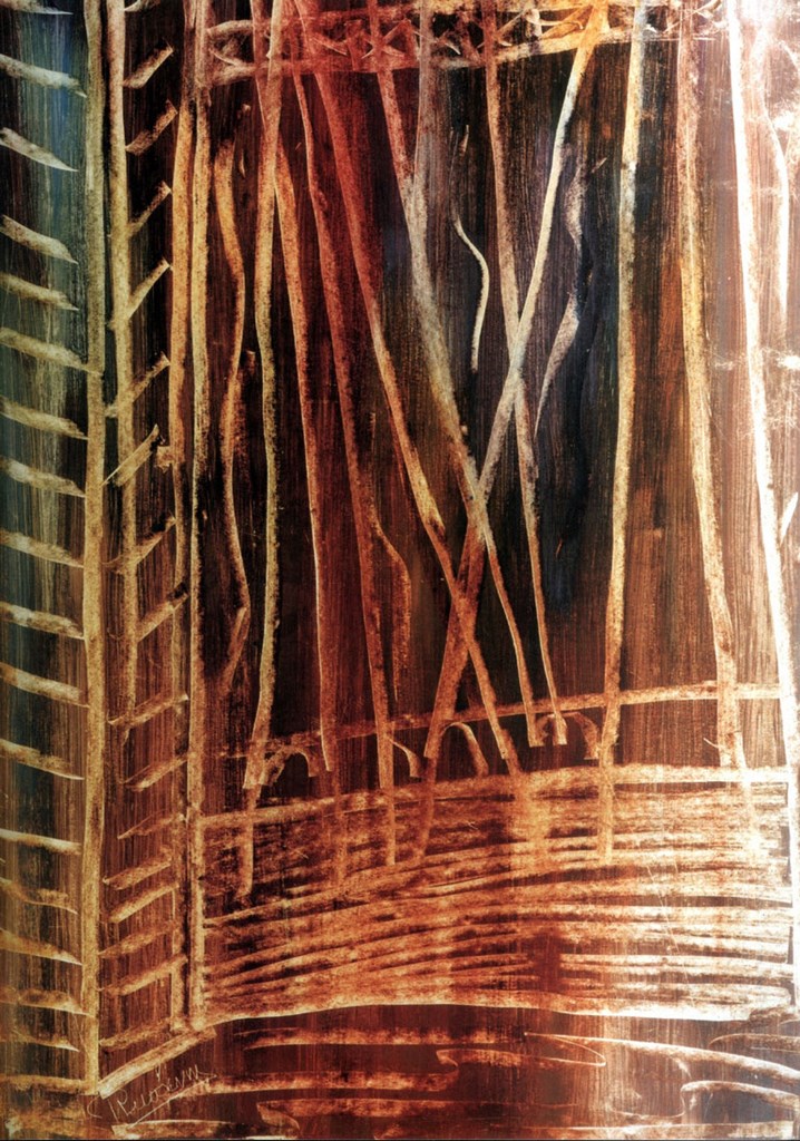 Πόρτα - παραλλαγή 3. - 70 Χ 50 εκ. Λάδι, 1983