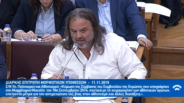 Στη Βουλή ο πρόεδρος του Συνδέσμου Οδηγών Αγώνων Αυτοκινήτου