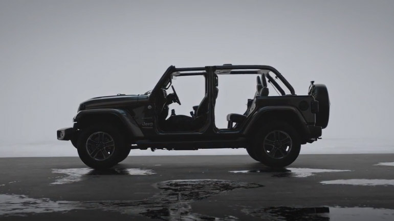 Πόσα λεπτά χρειάζονται για να «ξεγυμνωθεί» το Wrangler;