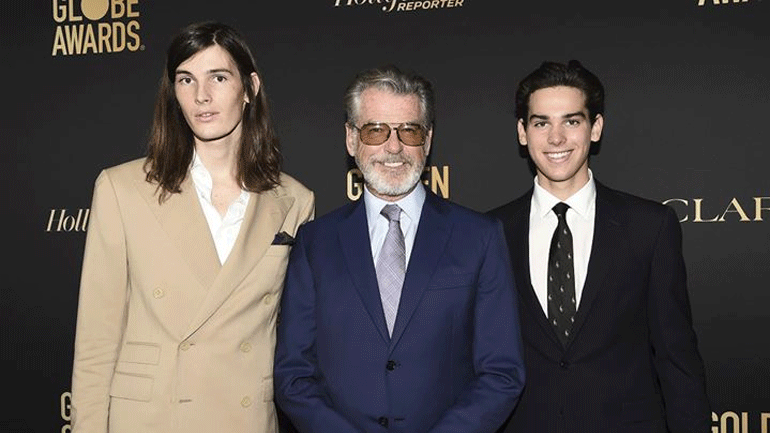 Pierce Brosnan: Οι γιοι του θα είναι οι ambassadors των φετινών Golden Globes