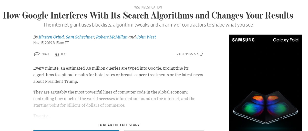 To επίμαχο δημοσίευμα