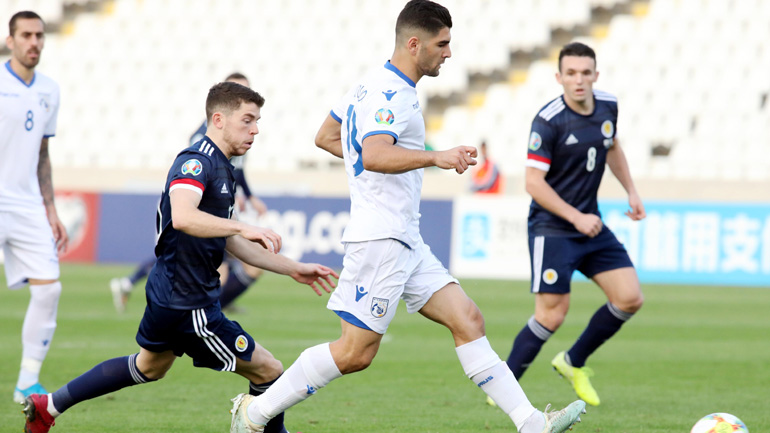 Προκριματικά Euro 2020: Eντός έδρας ήττα της Κύπρου με 2-1 από τη Σκωτία