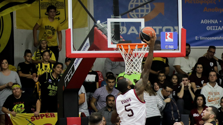 Συντριβή του Άρη στη Λήμνο με 86-59 από τον Ήφαιστο