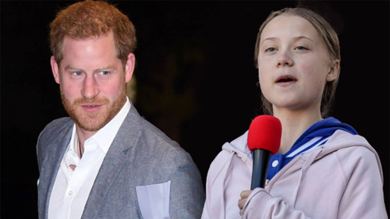 Ο πρίγκιπας Χάρι επαίνεσε την Γκρέτα Τούνμπεργκ σε εκδήλωση βράβευσης νέων