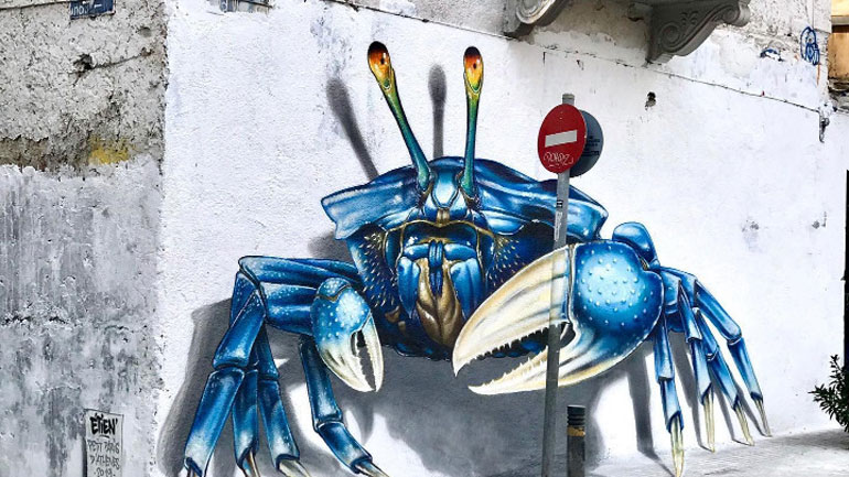 Ένα εντυπωσιακό έργο τέχνης «ζωντάνεψε» στην περιοχή του Μεταξουργείου