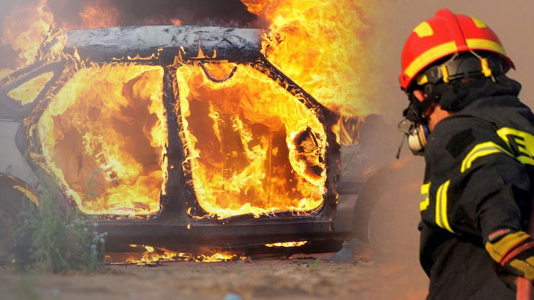 Κάηκαν τρία αυτοκίνητα σε πιλοτή πολυκατοικίας στον Ταύρο